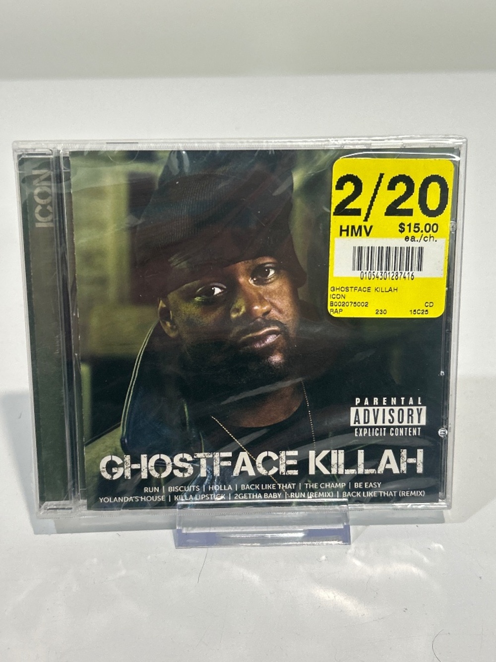 🤯5 for $20🤯 Ghostface Killah “Icon” CD [Rap/R&B]